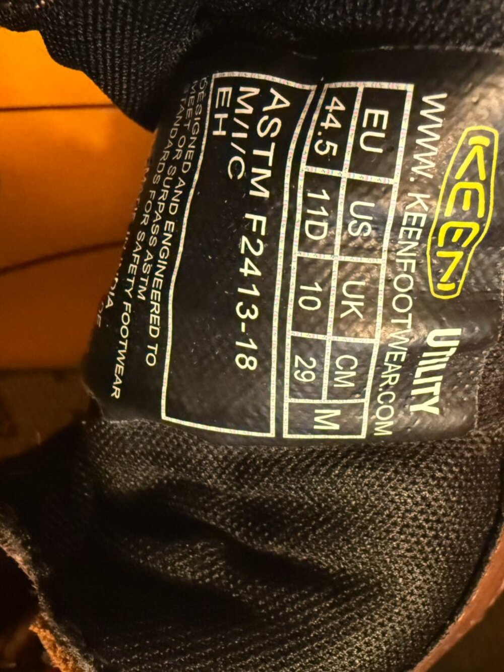 Keen Men's 6" San Jose Waterproof Work Boots - Alloy Toe Size 11 - Picture 5 of 7